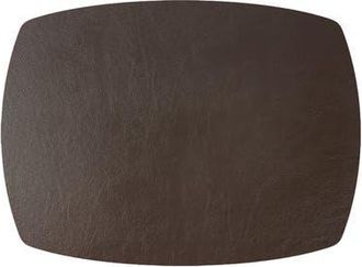 Frieling Davanti by Mattola Placemats Set of 6, Rectangle Plus, 14 x 18 Inch Indoor Outdoor Table Placemats in Dark Brown at Nordstrom