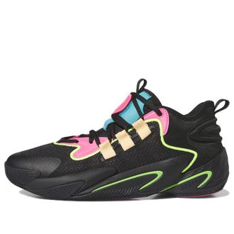 adidas BYW Select Basketball Shoes Black Orange Pink IE9306