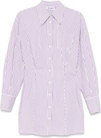 The Attico Striped Dress - Womens - Cotton