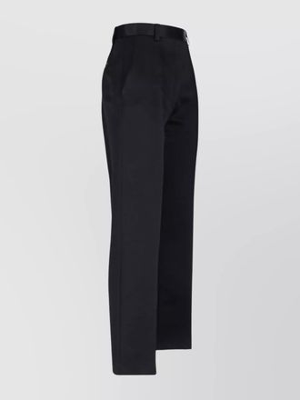 Loro Piana silk straight-leg tailored trousers