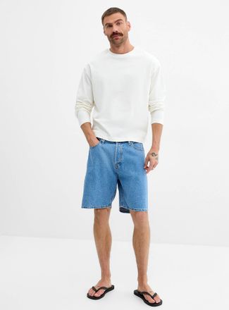 Jack & Jones Mens Loose denim Bermuda Shorts