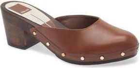 Dolce Vita Camyn Mule in Brown Leather at Nordstrom Rack, Size 8.5