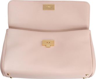 Dolce & Gabbana Womens My Sicily Bag Nude Leather Handbags Hand