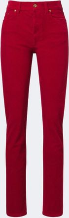 Versace Cotton corduroy slim pants