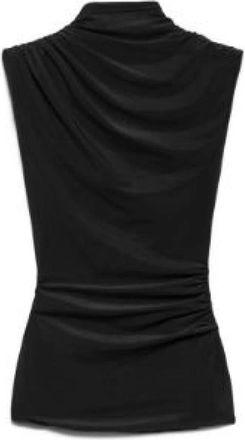 Aniye By Vinyl Top - Dames - Tops zonder mouwen - Zwart - M - Polyester - Tops