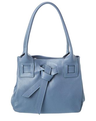 Persaman New York Lucy16 Small Leather Shoulder Tote