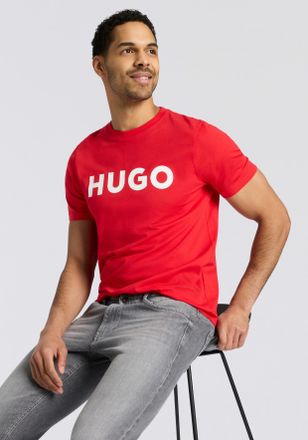 HUGO BOSS T-Shirt HUGO Dulivio, Herren, Gr. XXL, open pink693, Single Jersey, Obermaterial: 100% Baumwolle, unifarben, regular fit normal, Rundhals, abgesteppte