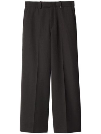 Burberry wool tailored trousers - Brown