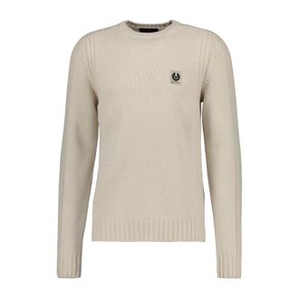 Belstaff Maglione Girocollo Watch - - Knitwear - Uomo - Beige - 2XL