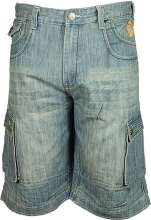 KAM Mens Big Size Shorts Mario in MID WASH Light WASH Colour 40 to 60