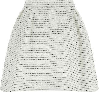 Alessandra Rich Womens White Polyamide Long Skirt