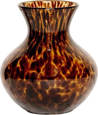 Juliska Puro 6-Inch Tortoiseshell Pattern Glass Vase in Brown at Nordstrom