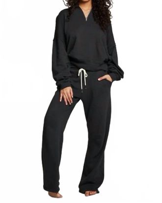 Chaser Sandy Sweatpant Trousers In Licorice