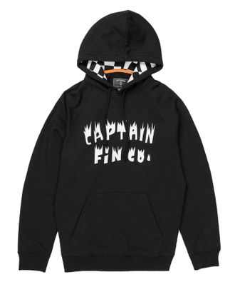 Captain Fin Mens Downward Spiral Hoody In Blk