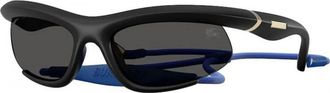 Burberry Womens BE4462 64 345287 Sunglasses - Black - One Size