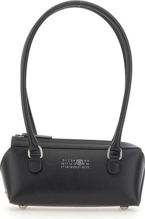 Maison Margiela Bauletto Schoudertas - Dames - Schoudertassen - Zwart - ONE Size - Leer - Tassen