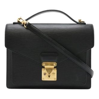 Louis Vuitton Pre-owned Handbags, female, Black, Size: ONE SIZE Pre-owned Monceau Epi 2way bag