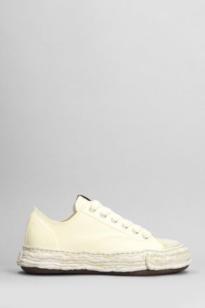 Miharayasuhiro Peterson 23 Low Sneakers In Beige Cotton
