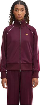 Wales Bonner Mantra Track Top - Dames - Vesten met rits - Bruin - XS - Katoen - Hoodies & sweatvesten