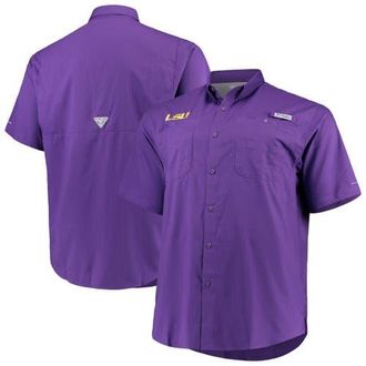 Columbia Mens Columbia Purple LSU Tigers Big & Tall Collegiate Tamiami Button-Down Shirt at Nordstrom, Size Xx-Large