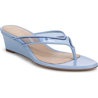 Veronica Beard Clea Wedge Flip Flop in Blue Jay at Nordstrom, Size 7.5