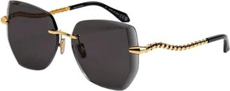 Bulgari Serpenti Viper Zonnebril - Dames - Accessoires - Geel - Maat: 59 MM Nylon