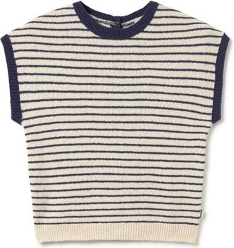 Twothirds Marinella T-Shirt f&uuml;r Damen | grau/beige