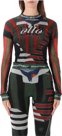 Ottolinger TOP Mangas Largas Malla - Tops - Mujer - Multicolor - L