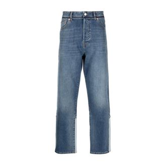 Valentino Garavani Denim Studded Trousers