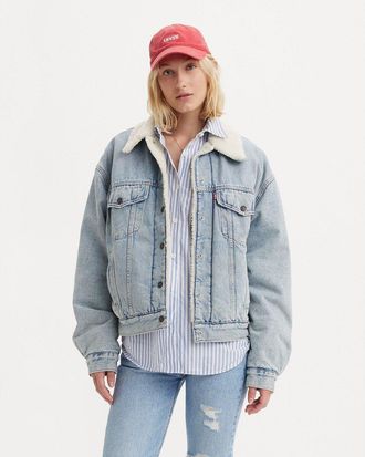 Levi's Vest 90s Sherpa voering, Trucker