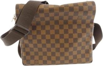 Louis Vuitton Pre-owned Cross Body Bags, female, Brown, Size: ONE SIZE Pre-owned Naviglio Shoulder Bag