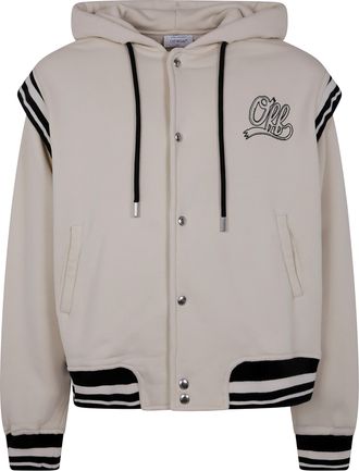 Off-white Off White Off Fleece Varsity Hoodie