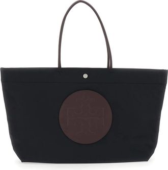 Tory Burch Ella Twist - Dames - Shoppers - Zwart - ONE Size - Tassen