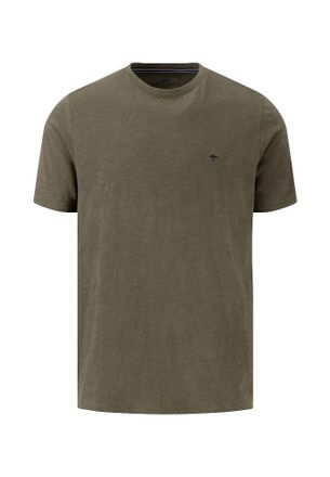 Fynch-Hatton T-Shirt FYNCH-HATTON FYNCH-HATTON Basic T-Shirt, Herren, Gr. XXL, dusty olive, Jersey, Obermaterial: 100% Baumwolle, unifarben, normal h&uuml;ftbedeckend, 
