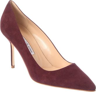 Manolo Blahnik BB 90 Suede Pump