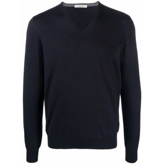 La Fileria Wool V-neck Jumper