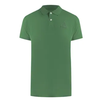 Iceberg Polo Shirt Met Logo Van Een Ijsbergdriehoek In Militaire Groene Kleur