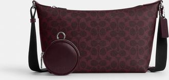 Coach Small Finn Crossbody Bag With Pouch In Signature Canvas