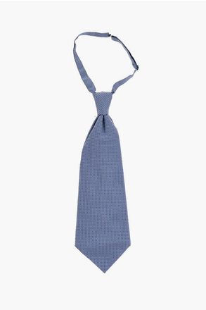 Corneliani Embroidered Silk Ascot Tie size Unica