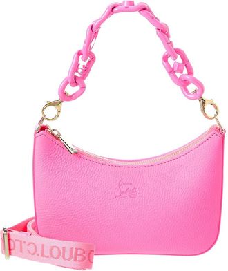 Christian Louboutin Loubila Chain Mini Leather Shoulder Bag