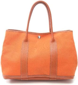 Herm&egrave;s Pre-owned Tote Bags, female, Orange, Size: ONE SIZE Pre-owned Tote Bag