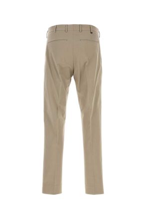 Pantaloni Torino Mens Cappuccino Stretch Cotton Pant Ghiaccio Exterior: Elastane Pantaloni Trousers