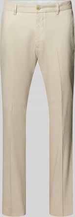 s.Oliver Black Label Regular Fit Anzughose aus Leinen-Mix in Beige, Gr&ouml;&szlig;e 102