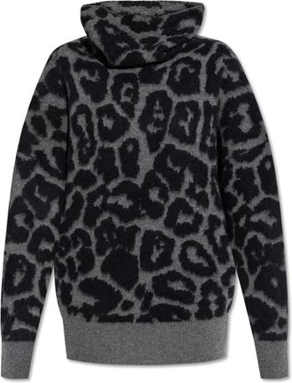 Stella McCartney Golf met dierenmotief - Dames - Coltruien - Veelkleurig - S - Wol - Truien & Vesten