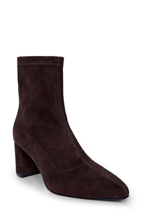 L'agence Salome Bootie in Dark Brown Suede at Nordstrom, Size 9.5