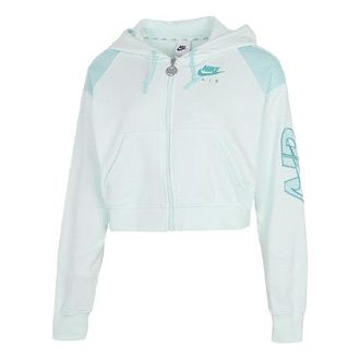 Nike (WMNS) Nike Casual Sports Short Knit Hooded Jacket Green DM6064-394