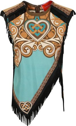 La DoubleJ Dames, Tops, Veelkleurig, Maat: XS Zijde