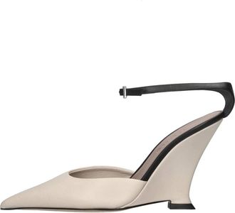 3Juin Clea 100 - Dames - Sleehakken - Beige - 38 EU - Leer - Schoenen