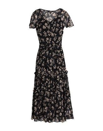 Ralph Lauren FLORAL CRINKLE GEORGETTE SURPLICE DRESS
