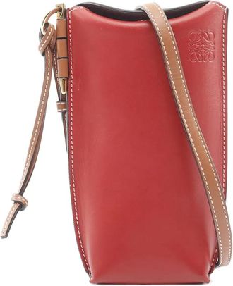 Loewe Borsa a tracolla Gate Pocket in pelle 2010-2025 - Rosso